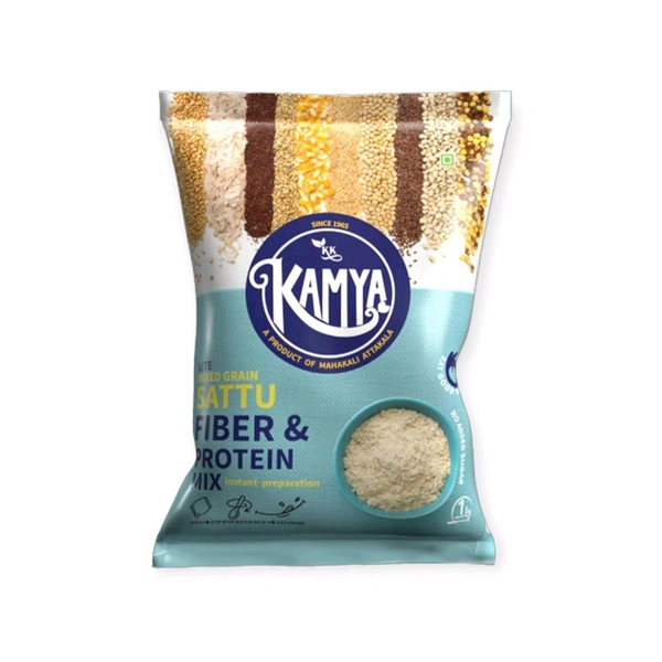 Odisha Kamya Lite Mixed Grain Sattu/Chhatua | Mahakali Attakala Product - 1kg(2* 500g