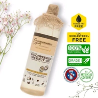 Green Dumbells Woodpressed Coconut Oil– Woodpressed | Chemical-Free | For Cooking & Skin Care - 500 Gm