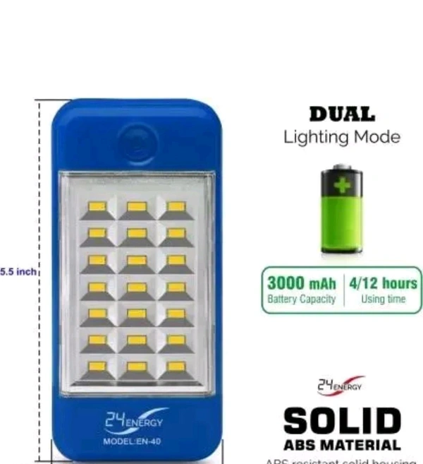 24 Energy En 40 Emergency 21 Wall Light 8 hrs  - Red