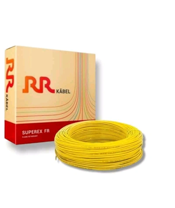 RR Kabel 1 Sqmm Single Core PVC Copper Flexible Cable, Length: 90 m - Red
