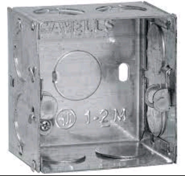 1 & 2 Module Metal Box RW
