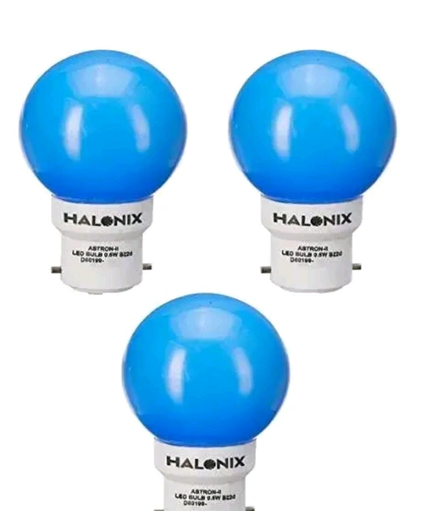 Halonix B22 0.5-Watt Led 0.5W Night Bulb (Pack of 1, Round) - Red
