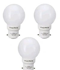 Halonix B22 0.5-Watt Led 0.5W Night Bulb (Pack of 1, Round) - Red
