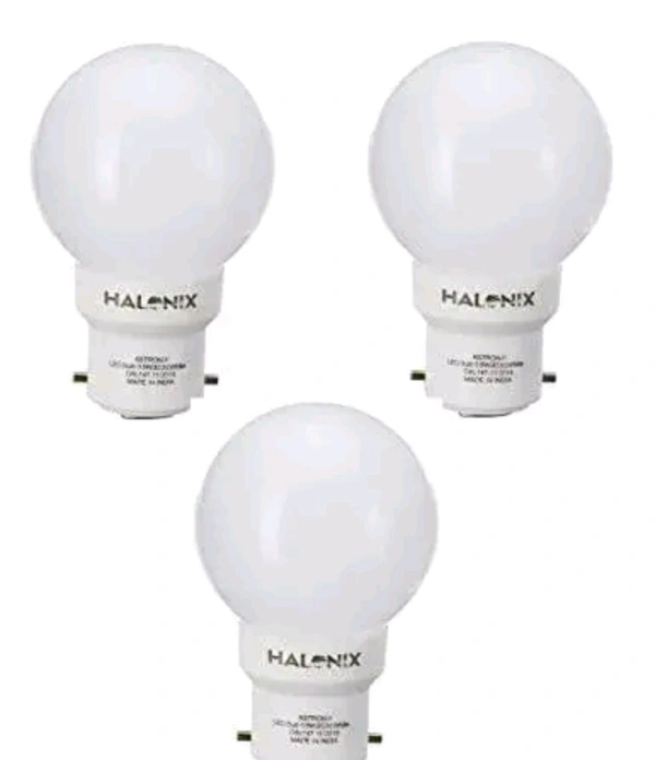 Halonix B22 0.5-Watt Led 0.5W Night Bulb (Pack of 1, Round) - Red