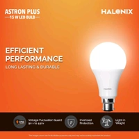 (RIY) Halonix 15 Watt Led (Pack Of 1 Round) - White, 15