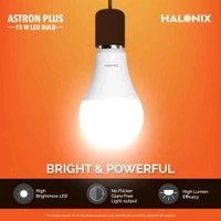 (RIY) Halonix 15 Watt Led (Pack Of 1 Round) - White, 15