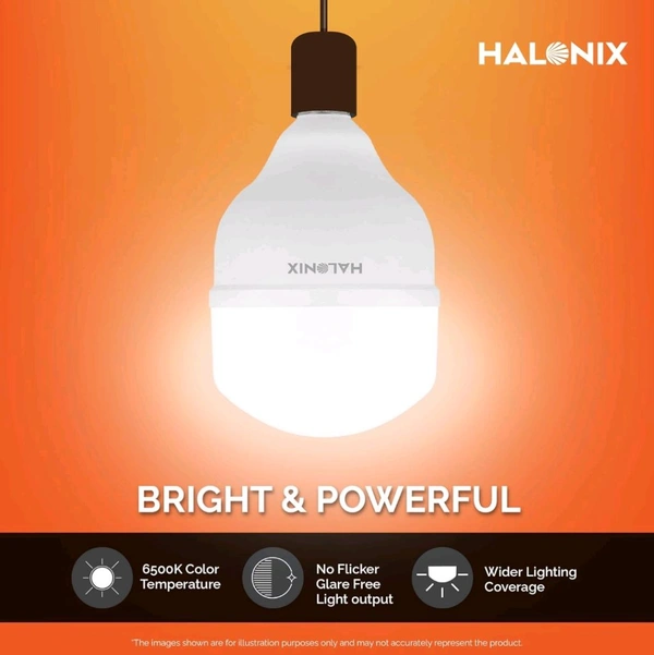 (IYY) Halonix B22 30 Watt Led (Pack Of 1 Round) - White, 30
