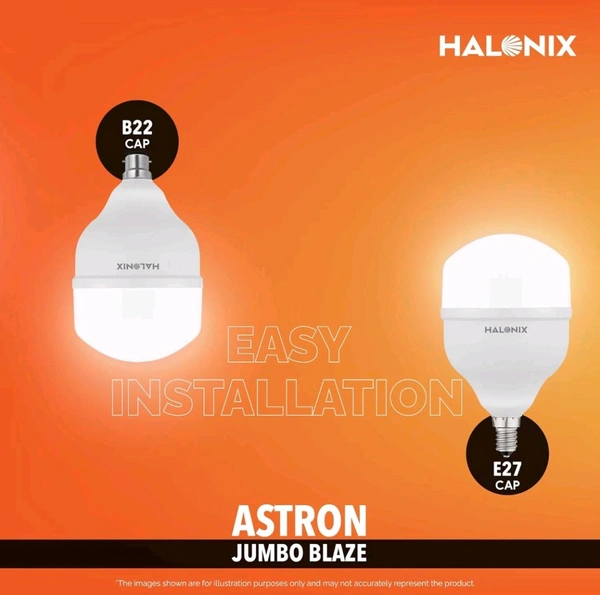 (IYY) Halonix B22 30 Watt Led (Pack Of 1 Round) - White, 30