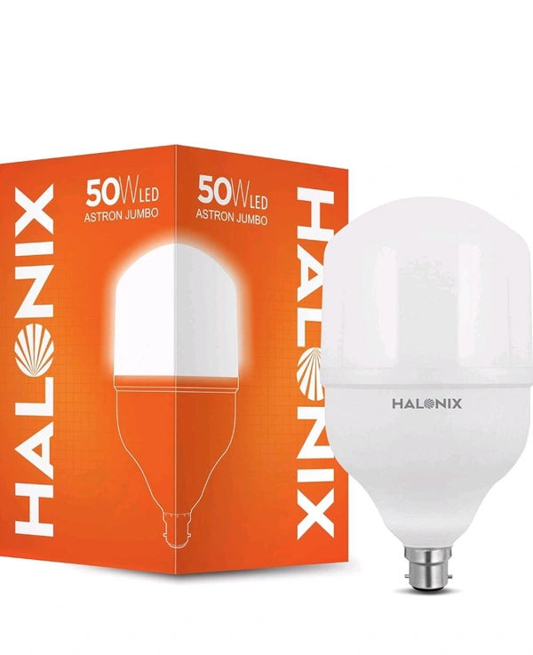 (GRY) Halonix 50W B22D LED Cool White Bulb, Pack of 1 - White, 50