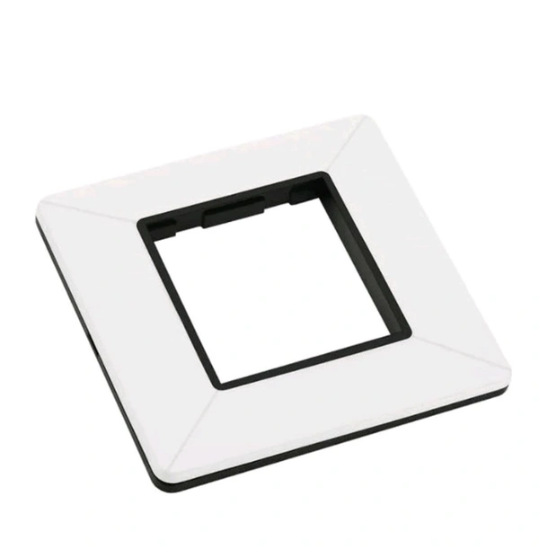 Zubbix 12 Module Black & White Modular Plate (Warranty 10 Year) - White, 2M