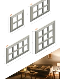 Zubbix 12 Module Black & White Modular Plate (Warranty 10 Year) - White, 6M