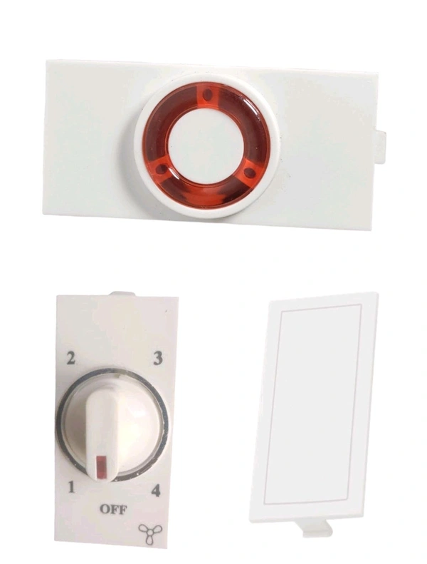 Zubbix Indicator White Modular Plate (Warranty 2 Year) - 1, Blank Palate