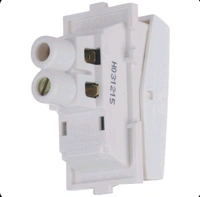 6AX 1 way switch Penta Modular  - 10, 16amp