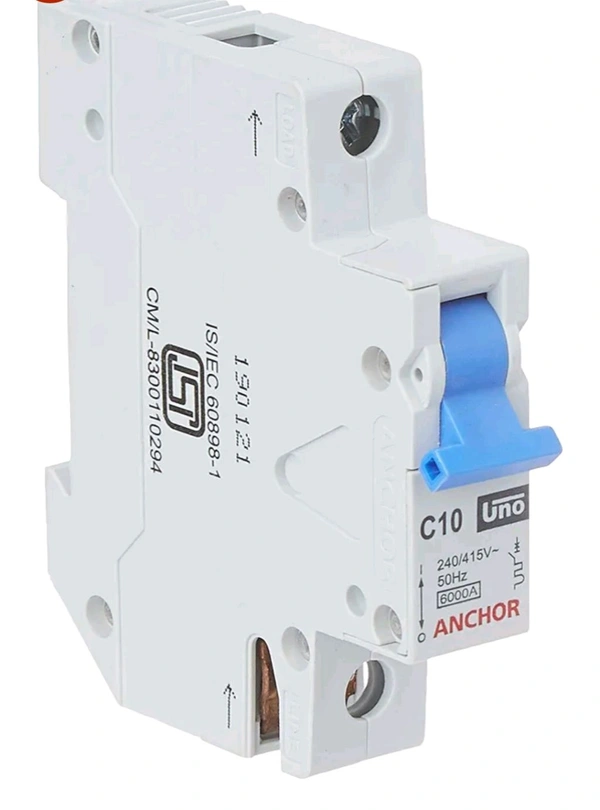 ( WR) Anchor MCB single Pole  - 1, 6