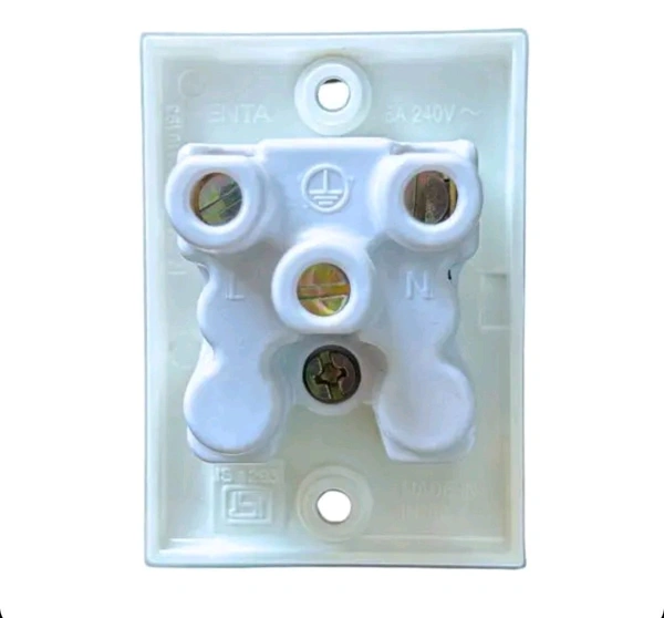 (GGFS) Anchor Penta PC 6 Amp 3 Pin Socket (14302, 20 Units) - 1