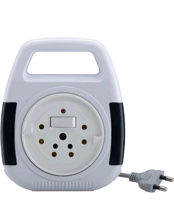(GIGU) Cherry flexi chord 2 pin 8 meter 5219 Extension cord with sockets and switch 6 A Five Pin Socket - 1