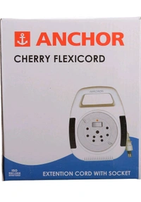 (GIGU) Cherry flexi chord 2 pin 8 meter 5219 Extension cord with sockets and switch 6 A Five Pin Socket - 3
