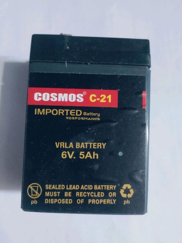 (CIRF) 6V BATTERY COSMOS - Black, 6