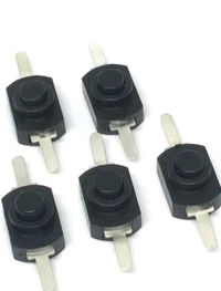 (GI) 20pcs 1208YD White/Black DC 30V 1A On Off Mini Push Button Switch 1208 - (Color: White& Black) 25+25= 50 Pcs