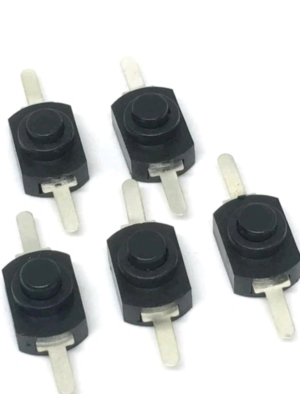 (GI) 20pcs 1208YD White/Black DC 30V 1A On Off Mini Push Button Switch 1208 - (Color: White& Black) 25+25= 50 Pcs