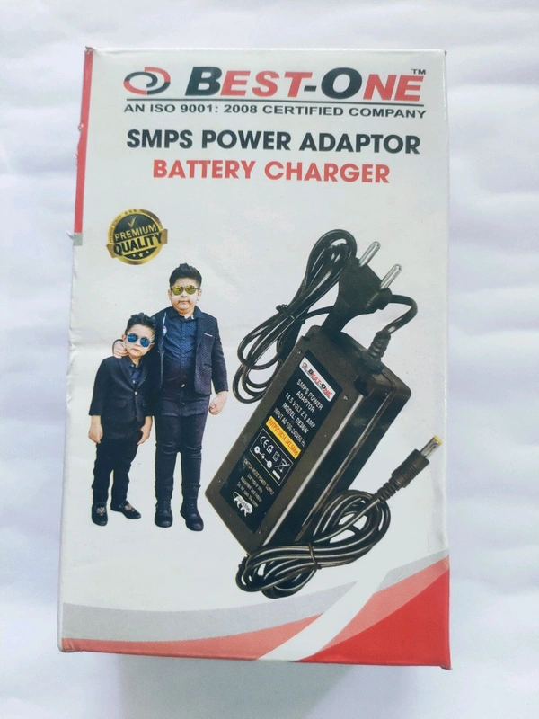 (VRFY) Best-one UPS CHARGER - 12 Volt UPS Battery Charger 14 Volt 2 Amp Bike SMPS Power Supply 110 W Adapter (Power Cord Included) - Black, 14