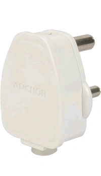 (HGG) Anchor by Panasonic 39572 Plug Top 6A, 3 Pin, ISI 240V - White, 1, 6