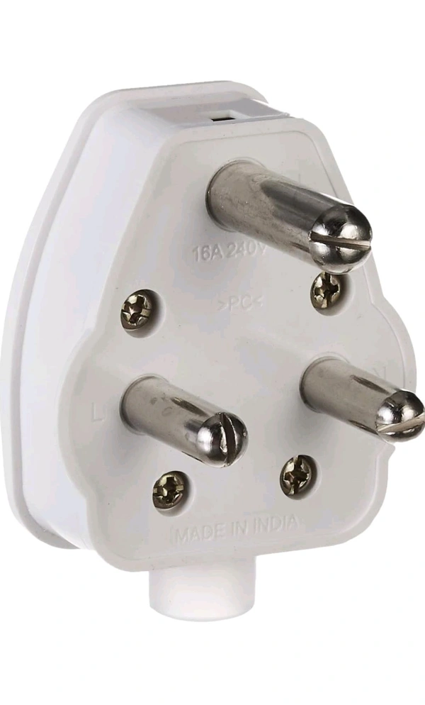 (BFG) Anchor Plug Top 16A, 3 Pin, ISI Certified, Heavy-Duty Polycarbonate Body, Ideal for Geysers, ACs, Fridges, Washing Machine. - 10, 16