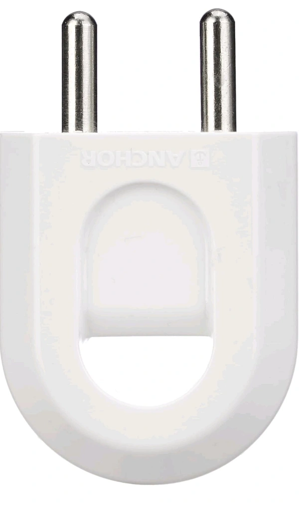 Anchor by Panasonic 6A 2 Pin Plastic Plug Top 240V (White,)
 - 6, 1