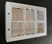 (XRSF) 12 Module Rectangular Modular Gang Box - 10, 12M