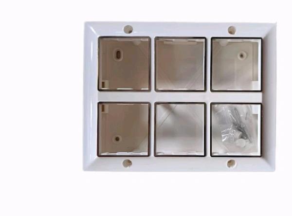 (XRSF) 12 Module Rectangular Modular Gang Box - 10, 12M