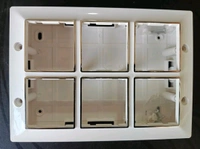 (XRSF) 12 Module Rectangular Modular Gang Box - 10, 12M