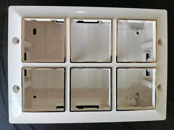 (XRSF) 12 Module Rectangular Modular Gang Box - 10, 12M