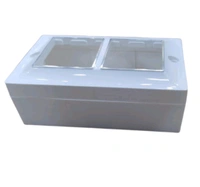(HAU) 4 Moduler Silver Line Modular Gang Box - 10, 4M