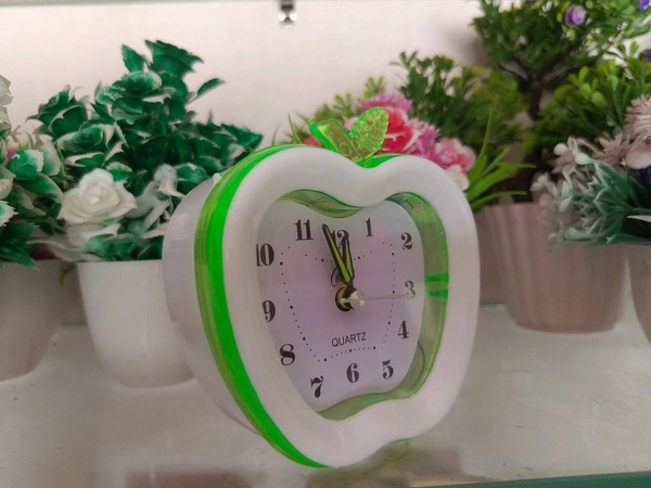 Alarm Clock Green Colour Apple 🍏 Shaped  - Green, Free
