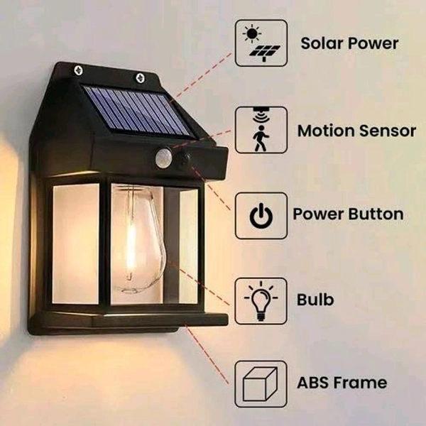 Wall Lamp Solar Outdoor Motion Sensor 