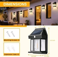 Wall Lamp Solar Outdoor Motion Sensor 
