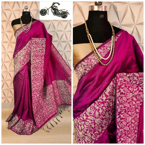 RICH PALLU ROW SILK WEAVING WORK WITH STYLISH LOOK*