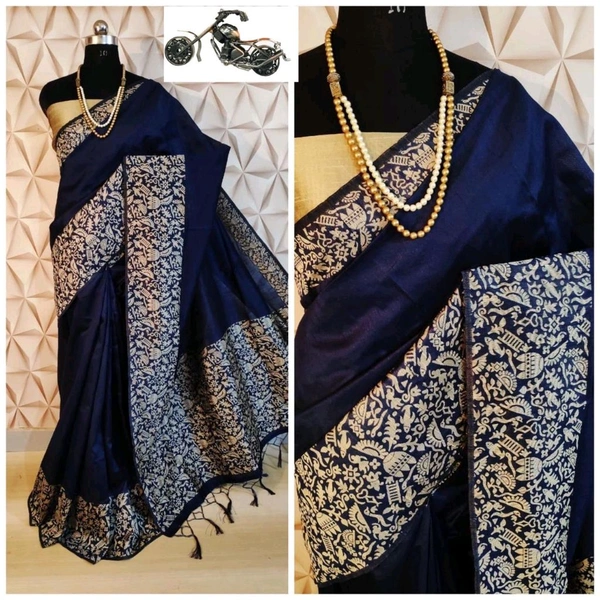 RICH PALLU ROW SILK WEAVING WORK WITH STYLISH LOOK*