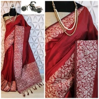 RICH PALLU ROW SILK WEAVING WORK WITH STYLISH LOOK*