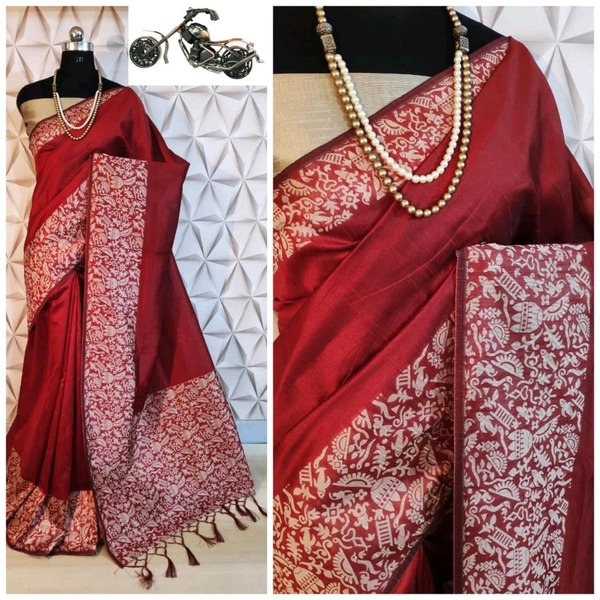 RICH PALLU ROW SILK WEAVING WORK WITH STYLISH LOOK*