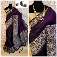 RICH PALLU ROW SILK WEAVING WORK WITH STYLISH LOOK*