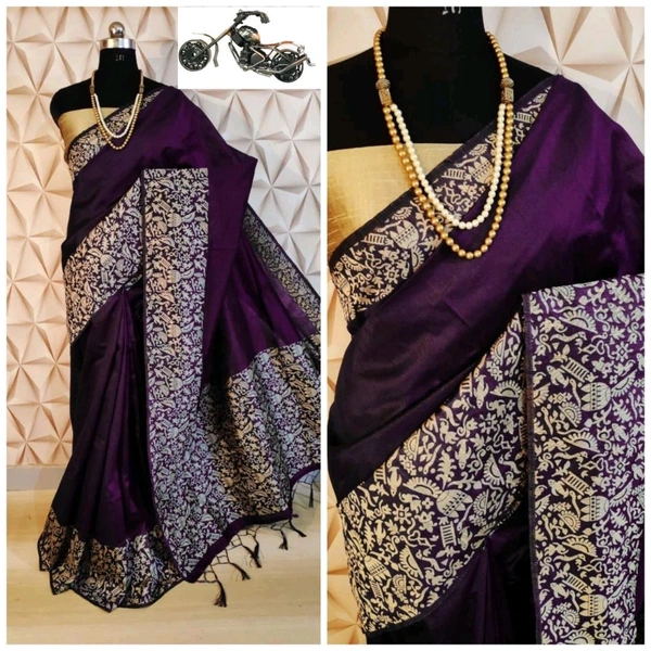 RICH PALLU ROW SILK WEAVING WORK WITH STYLISH LOOK*