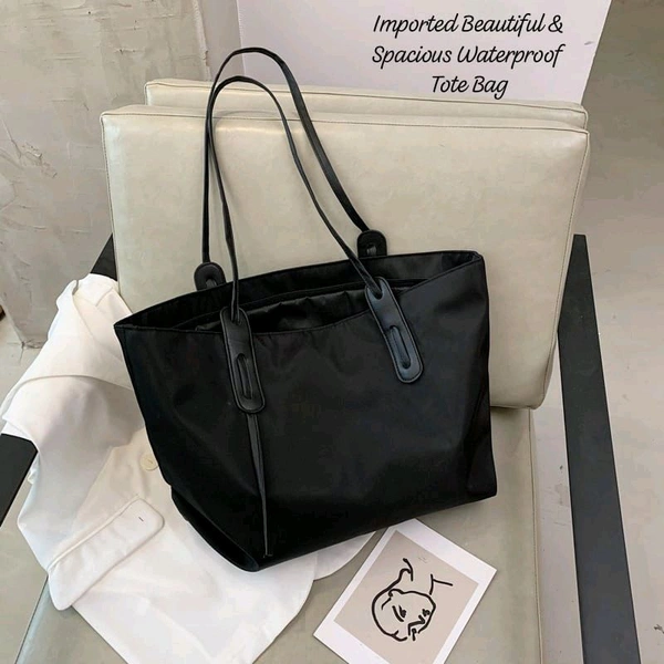 Imported Beautiful & Spacious Waterproof Tote Bag
KOREAN EDITION STYLISH FANCY BAG*

Size:- *11.5 x 18 INCHES 
