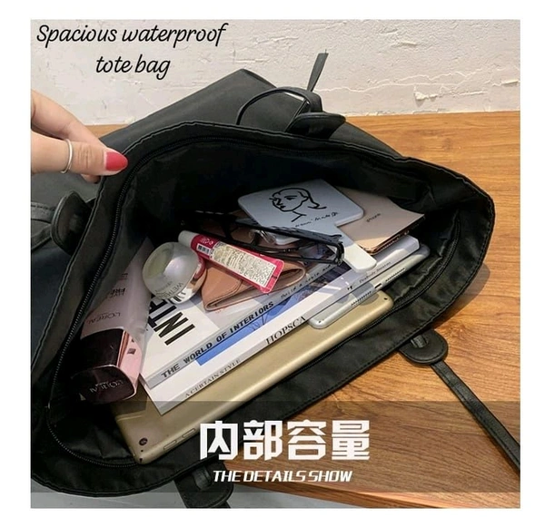 Imported Beautiful & Spacious Waterproof Tote Bag
KOREAN EDITION STYLISH FANCY BAG*

Size:- *11.5 x 18 INCHES 
