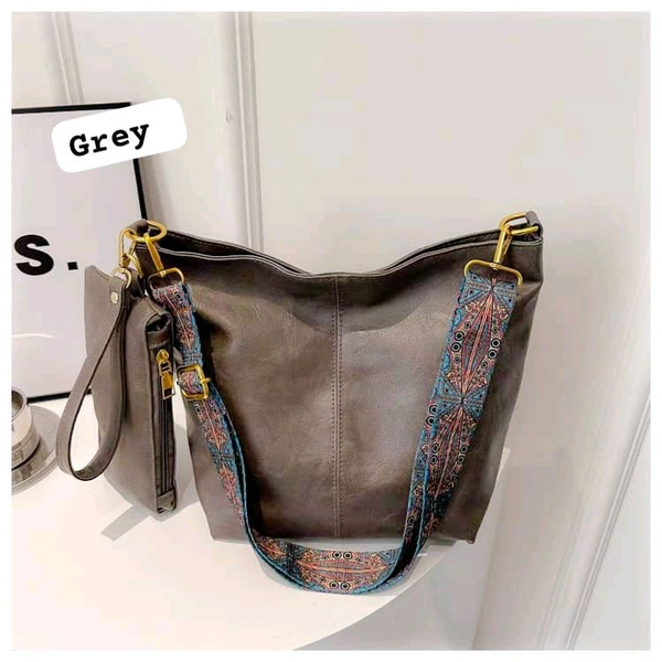 
Very Beautiful & Classy Leather Look Broad Belt  Sling Bag

Good Design & Finishing

Top Quality PU Material

6 Beautiful Colours Available                                               
Size 10 / 13 inches

Pouch size 7/5

