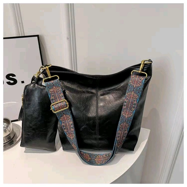 
Very Beautiful & Classy Leather Look Broad Belt  Sling Bag

Good Design & Finishing

Top Quality PU Material

6 Beautiful Colours Available                                               
Size 10 / 13 inches

Pouch size 7/5
