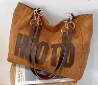 
Stylish Suede Material Tote Bag

MEDIUM QUALITY BAG

Size - 10 by 12 inches approx 


