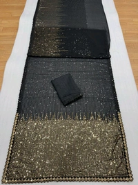*New Bollywood BlockBuster SEQUINS Design Launching*

Fabric Details
Full Saree Of Heavy quality 60 gram Georgette
Heavy Dual Sequins 3MM & 5MM EMBRODERY Sequins Work In Saree
BEAUTIFUL 5MM LACE BORDER IN SAREE
4.4 MTR WORK DONE IN SAREE
BLOUSE-SILK*
Premium Quality*
