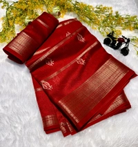 *premium gorget saree*

**super hit  premium gorget JARI saree*

*Original saree only same boder*

*Pure gorget silk with jari   all over saree* *jequrd *boder same as originall boder only*

*Pure and premium soft smooth only*

*butti blouse same as photo originall boder*

