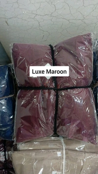 Queen Abaya Tissue Fabric Farasha Abaya (Imported) - Luxe Maroon, 54